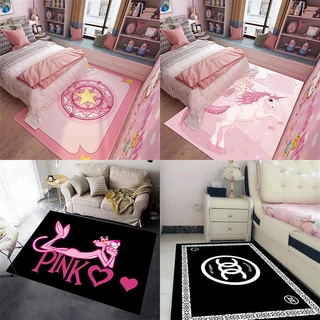 Thảm trendy mạng lưới ins phòng khách phòng ngủ bên giường đầy màu hồng dễ thương trang trí phòng công chúa trái tim thiếu nữ đệm đồ chơi trẻ em