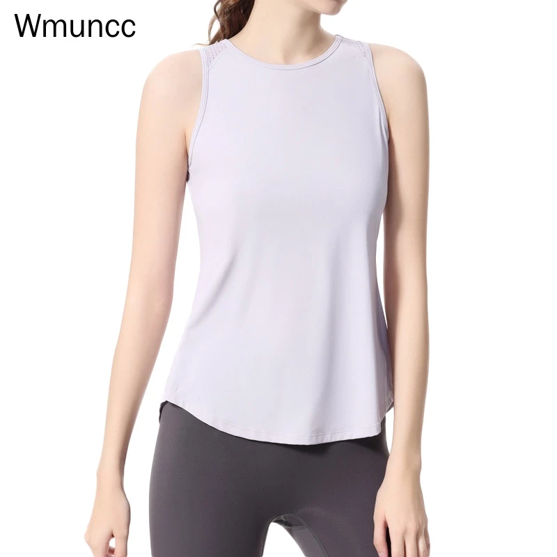 Wmuncc 2026 Áo Thun Thể Thao Sát Nách Dáng Rộng Lưng Đẹp Thích Hợp Tập Yoga