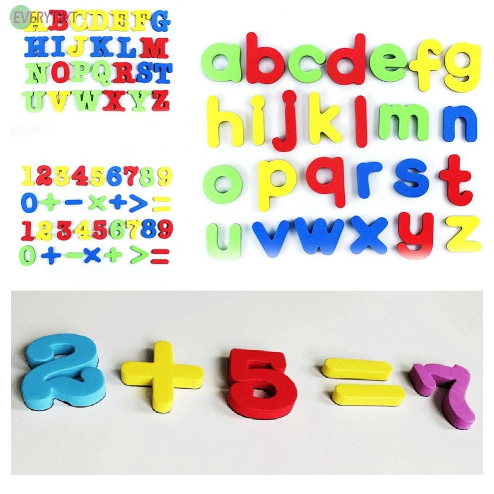 ⭐ Hot Sale ⭐Learning Teaching MAGNETIC Toy Letters & Numbers Fridge Magnets Alphabet Decor Brand New