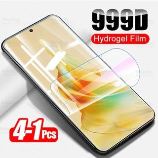 1-4 Miếng Dán Cường Lực Cong 999D Cho Điện Thoại Oppo Reno8 T Screen Protector Reno8T 5G 4G Reno 8 T T8 8T 2023 Kính