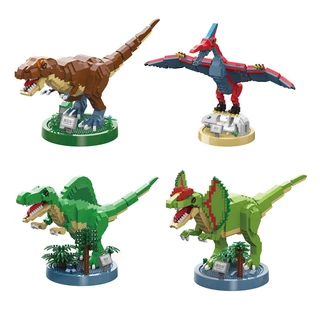 My Mini Khối Khủng Long Nanoblock Đồ Chơi Xây Dựng Tyrannosaurus Jurassic Park Triceratops Đồ Chơi Trẻ Em Cho Trẻ Em Bé Trai Quà Sinh Nhật