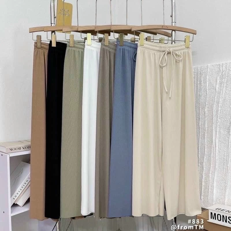 Quần suông tăm cotton mềm mát mã 22