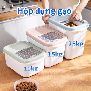 Hộp Đựng Gạo Dày Dặn Chống Ẩm / Côn Trùng 10kg Tiện Dụng