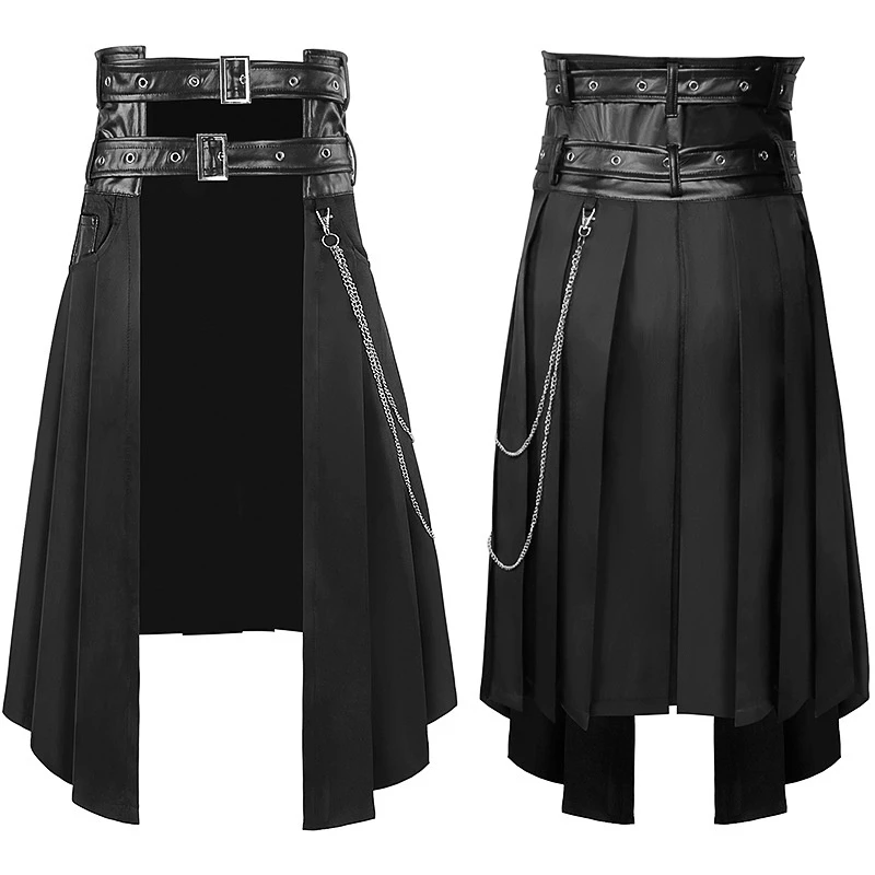 Chân Váy Maxi Màu Đen Hóa Trang Hải Tặc Phong Cách Gothic Punk Gợi Cảm Cho Nam