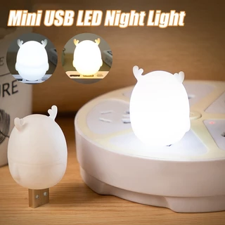 Đèn Đọc Sách Mini USB Siêu Sáng Bảo Vệ Mắt Hình Chú Nai Dễ Thương Tiết Kiệm Năng Lượng