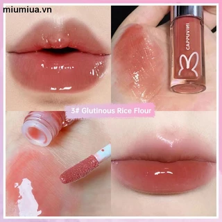 miumiua💋Son Cappuvini thỏ đen tint siêu lì mịn môi chính hãng thiết kế cực kì xinh xắn hiệu ứng tráng gương