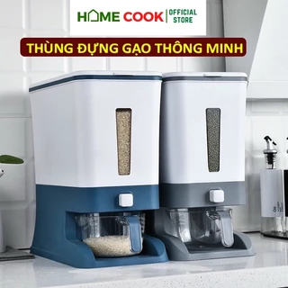 Thùng đựng gạo thông minh công nghệ nhật bản  - chống ẩm, chống mối mọt, dung tích 12kg