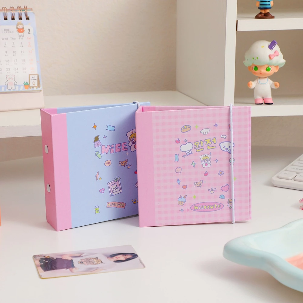 Album Đựng Thẻ 3 Inch Thiết Kế Ba Lỗ Họa Tiết Hoạt Hình Xinh Xắn