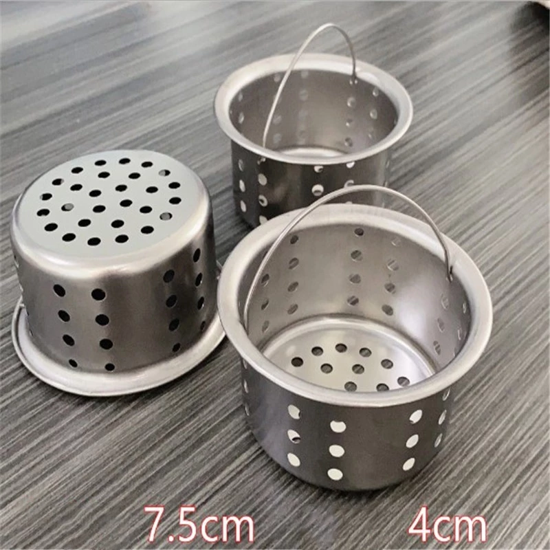 Giỏ Lọc Rác Bồn Rửa Bát, Lọc Rác Inox, Loại Cao Cấp, Có Dây Treo Xách