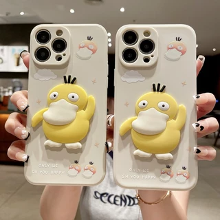 Ốp Điện Thoại Cho Xiaomi Redmi Note 13 12 Pro+ 11 Pro 12S 11S 10S 10 5G 9S 9 8 7 Pro Redmi 13C 12C 10C A2 A1 Plus 9A 9C 9T 3D yellow cute duck mobile phone case
