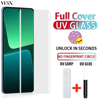 Kính cường lực toàn màn hình keo UV cho XIOMI Xiaomi Mi 14 13 Lite 12 12s 11 10s Civi 4 3 2 1s Note 10 Ultra Lite Redmi Note 13 Pro+ 4G 5G 2024