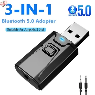 Usb Nhận Tín Hiệu Âm Thanh Bluetooth 5.0 3 Trong 1 Giắc Cắm 3.5 Mm Dùng Cho TV / PC / Xe Hơi