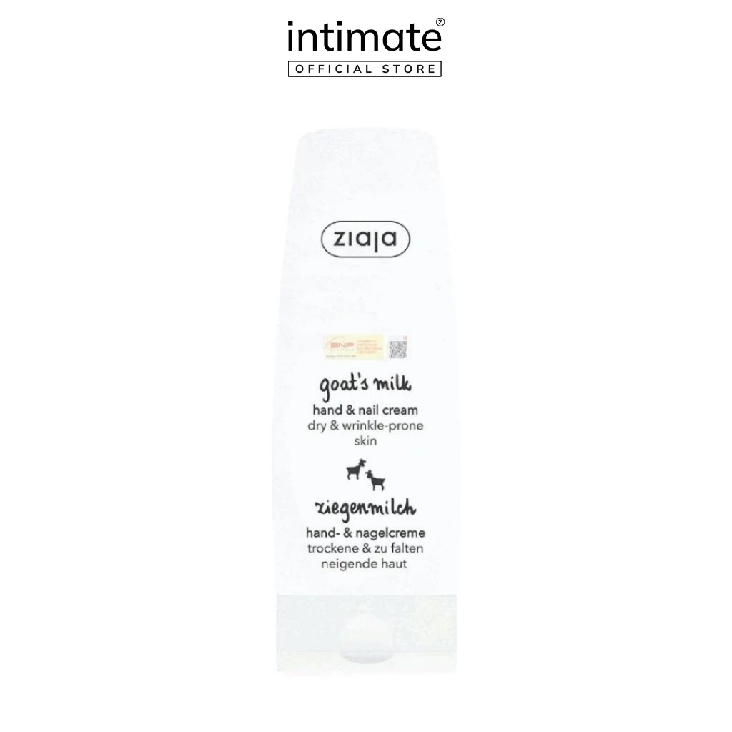 Kem Dưỡng Da Tay Và Móng Goat's Milk ZIAJA Giúp Dưỡng Ẩm Giảm Tình Trạng Khô, Nứt Nẻ Da 80ml