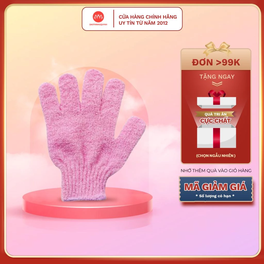 Bao Tay Tắm 2 Mặt Body Glove Towel