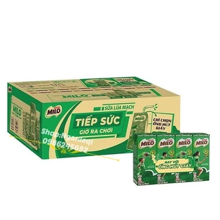 Sữa Milo Thùng 48 hộp 180ml Có Đường, Ít Đường