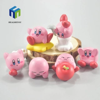 Mô hình nhân vật hoạt hình Kirby nhỏ xinh có muỗng dễ thương dùng làm quà tặng xinh xắn cho bé