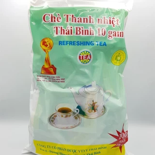 CHÈ THANH NHIỆT THÁI BÌNH 10 G Bì 100 gói hỗ trợ thanh nhiệt, mát huyết, làm bền thành mạch, sáng mắt, điều hòa huyết áp