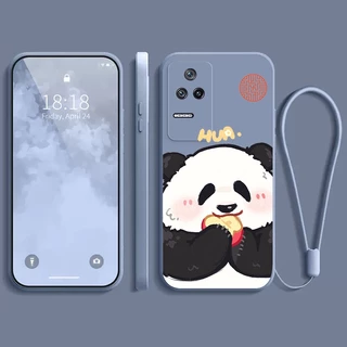 ốp lưng POCO F4 5G redmi K40S Ốp điện thoại dẻo Gấu trúc mắn 