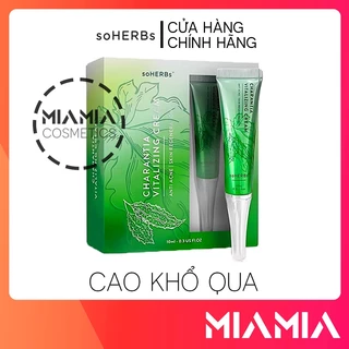 Cao Mụn Khổ Qua soHERBs Chính Hãng Charantia Vitalizing Cream 10ml