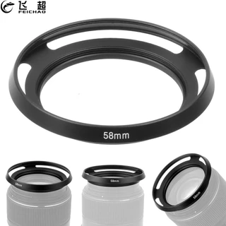 Feicho Loa Che Nắng Góc Rộng Bằng Kim Loại 67mm Cho Máy Ảnh Canon Sony DSLR Leica 37 40.5 49 52 55 58