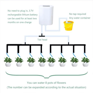 Automatic Watering System Indoor Plant Self Drip Irrigation Kit With Timer & Usb Power Garden Irrigation System For Potted Plants