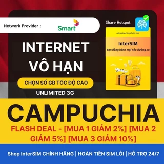 【Sim du lịch Campuchia Thái Lan】【Nhà mạng SMART/DTAC】【Internet tốc độ cao 4G / 5G】Giao hoả tốc từ HCM