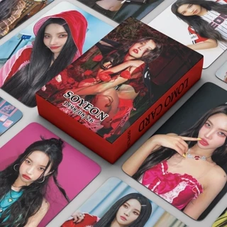 55pcs/box SOYEON (G)I-DLE Photocards Album I FEEL Lomo Cards GIDLE Kpop Postcards New Arrivals