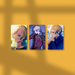[ PHOTOCARD ] Thẻ Card Bo Góc Anime Michael Kaiser Blue Lock - Giấy Bìa Cứng - Có Màng Cán