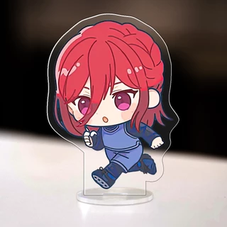 Mô hình đứng standee bằng arcrylic Blue Lock Chigiri Isagi Bachira Yoichi Anime Chibi decor góc học tập để bàn cao 8cm