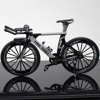 Mini 1:10 mô hình xe đạp hợp kim die-cast finger mountain metal bend road bike simulation collection quà tặng đồ chơi cho trẻ em