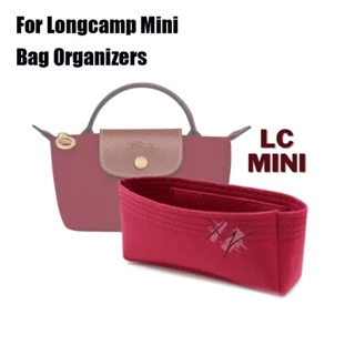 Longchamp Mini Bằng Vải Nỉ tổ chức túi lót