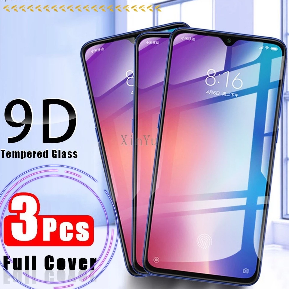 Set 3 Kính Cường Lực 9D Cho Vivo IQOO Neo Z7x Z7i 7 5G Z3 5 3 8 Pro U5 U5e U3 855 Y19 Y15S Y15A Y20 Y20S Y20A Y12A Y12S Y16 Y02 S17 Y15 Y12 Y11 Tấm Phim Dán Trang Trí Xinh Xắn Tiện Dụng