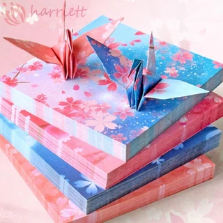 Giấy Xếp Origami Hình Vuông Họa Tiết Sao Trời Hai Mặt DIY