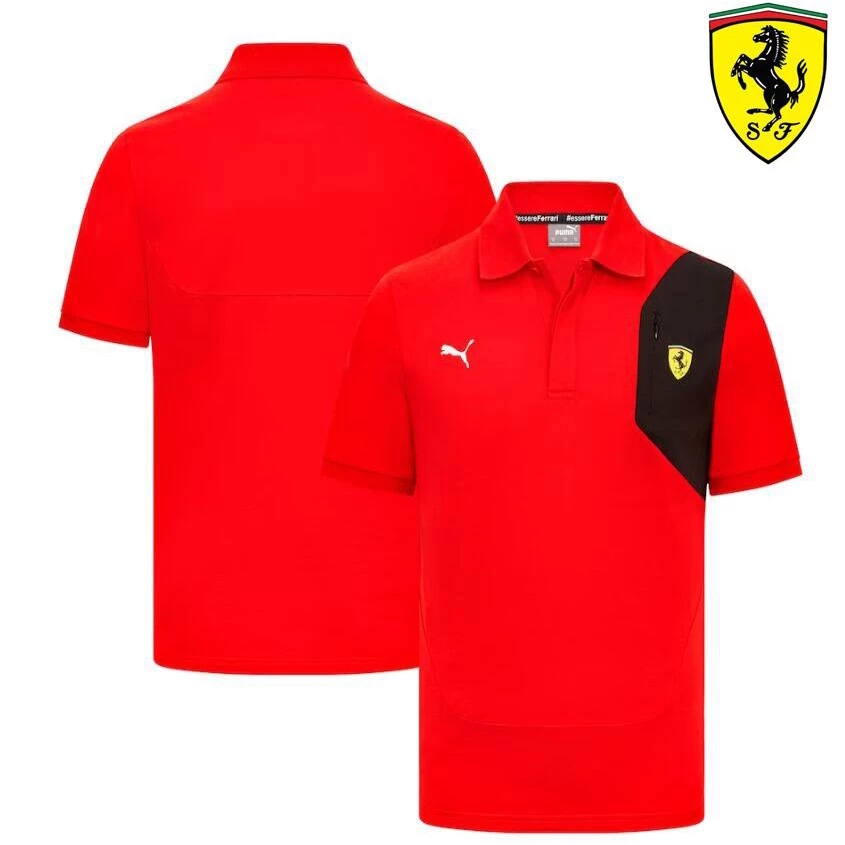 Áo đua F1 mới nhất 2025 + Áo Polo đội đua F1 + Áo thun ngắn tay nam nữ mùa hè