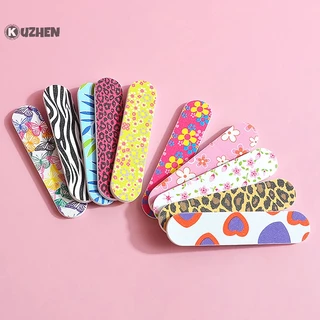 Kuzhen mini in hai mặt dũa móng tay thiết bị làm móng phụ kiện đệm dũa làm móng tay salon mài đánh bóng dụng cụ chăm sóc hot