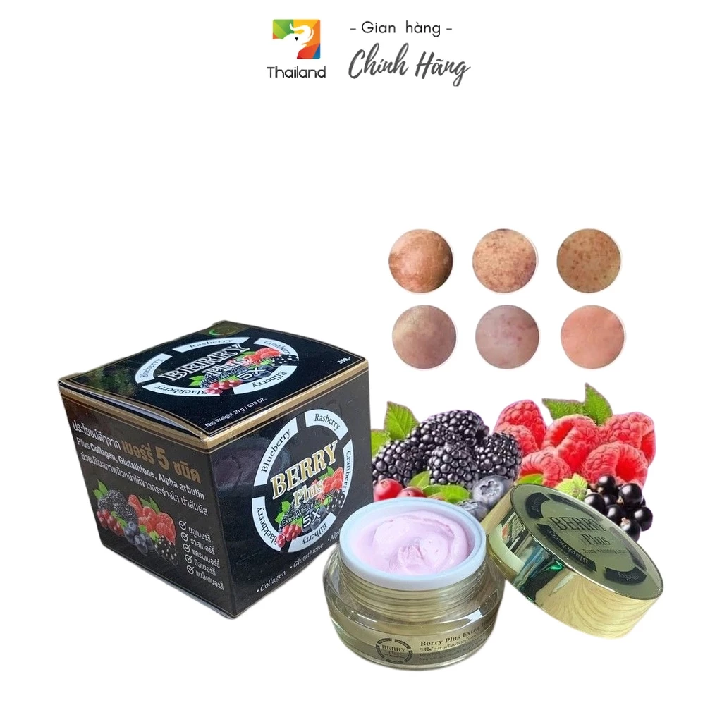 Kem dưỡng trắng da Berry Plus Extra Whitening Cream cho da nám, sắc tố