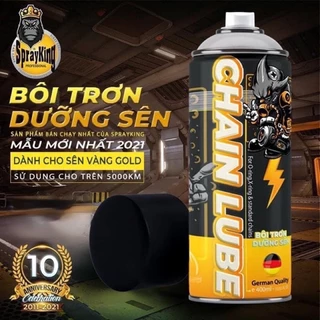 SPRAYKING CHAIN LUBE - Chai Xịt Dưỡng Sên Gốc Dầu 400ml mẫu mới