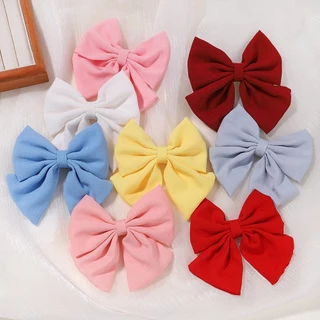 Bộ 2 kẹp tóc KIDSBOWS ruy băng hình nơ đáng yêu 4.5 inch tinh tế cho trẻ em