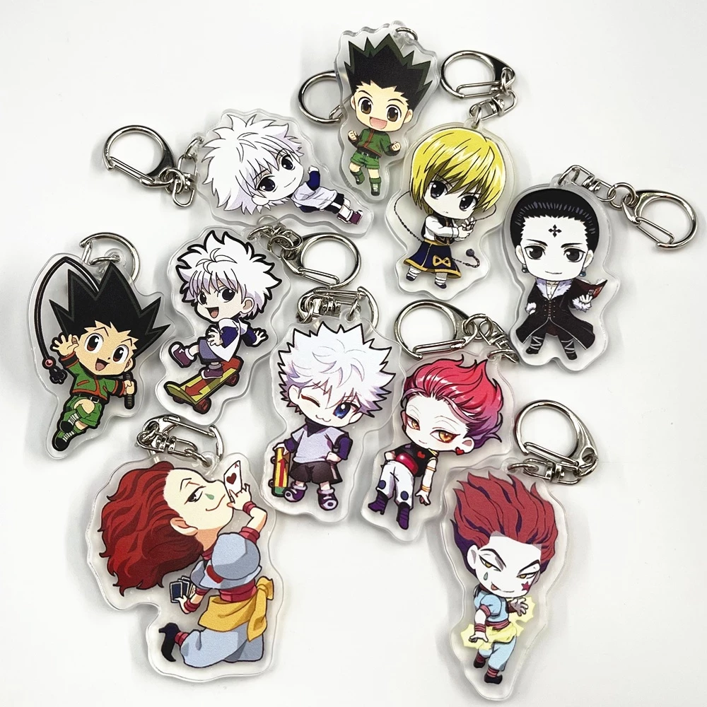 Mô Hình Nhân Vật Hisoka Kurapika Killua Zoldyck Trong Hunter x Hunter Bằng Acrylic Trang Trí Túi Xách