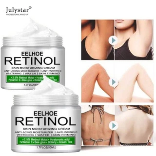 50Ml Retinol Tư Nhân Phần Trắng Da Tẩy Trắng Mặt Cơ Thể Kem Trị Nám Sát Nách Chân Đầu Gối JULYSTAR