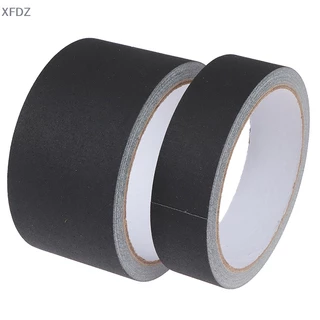 [xfdz] Black gaffer tape no residue non-reflective easy tear book repair tape matte fd