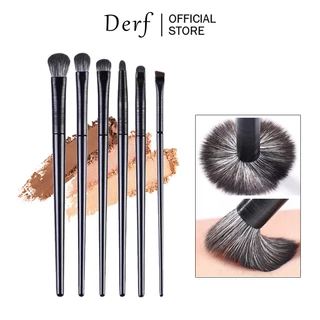 Derf Set 6 Cọ Trang Điểm Mắt Chuyên Nghiệp