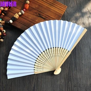 Quạt Xếp Bằng Vải Chất Lượng Cao 21CM Dùng Làm Đạo Cụ Chụp Ảnh Cưới Mùa Hè