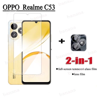 Kính Cường Lực Bảo Vệ Camera 2 Trong 1 Cho Realme C55 C35 C33 C30 C30s C25 C25s C25Y C21Y C21 C17 C15 C12 C11 2021 Realme C53