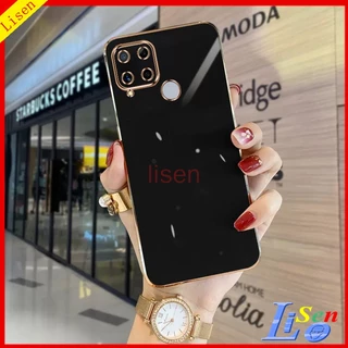 ốp lưng Realme C15 Ốp Điện Thoại Chống Sốc Kiểu Dáng Đơn Giản Cho Realme C15 / C12 / C21Y / C25Y / C20 / C11 2021 / C17 / 7i / C21 / C30 / C30S ZBB