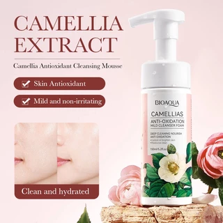 Sữa Rửa Mặt BIOAQUA Camellia Làm Sạch Sâu Nhẹ Nhàng Dưỡng Ẩm Làm Sáng Da 150ml