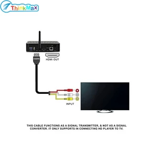 Cáp ChuyểN ĐổI Âm Thanh / Video 1080P HDMI Sang 3 RCA