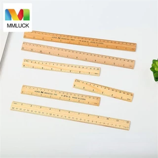 Thước đo MMULCK thẳng bằng gỗ 15/ 20/ 30cm dành cho học sinh giáo viên trẻ em