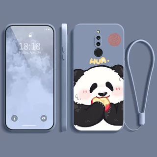 ốp lưng xiaomi redmi 8 Ốp điện thoại dẻo Gấu trúc mắn 