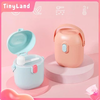 TinyLand Bình đựng sữa bột cho bé Hộp lưu trữ đồ ăn nhẹ trái cây dung tích lớn dễ thương du lịch cmman